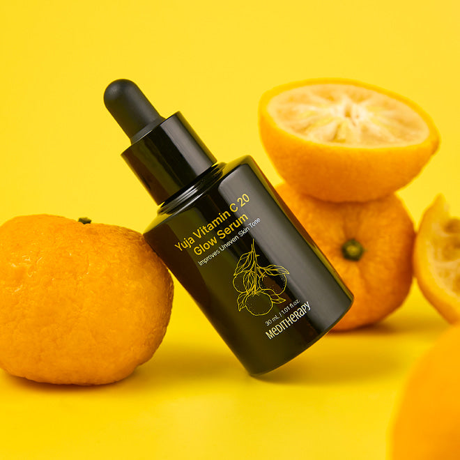 MEDITHERAPY Yuja Vitamin C 20 Glow Serum 30ml Available on Seoulbazaar, your online store for trendy korean products.