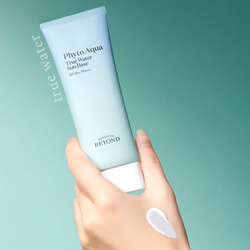 PASSION & BEYOND Phyto Aqua True Water Sun Base SPF50+ Available on Seoulbazaar, your online store for trendy korean products.