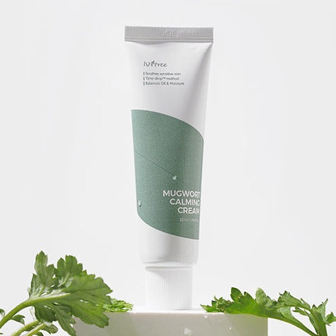 ISNTREE Mugwort Calming Cream 50ml Available on Seoulbazaar, your online store for trendy korean products.