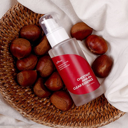 ISNTREE Chestnut AHA 8% Clear Essence 100ml Available on Seoulbazaar, your online store for trendy korean products.