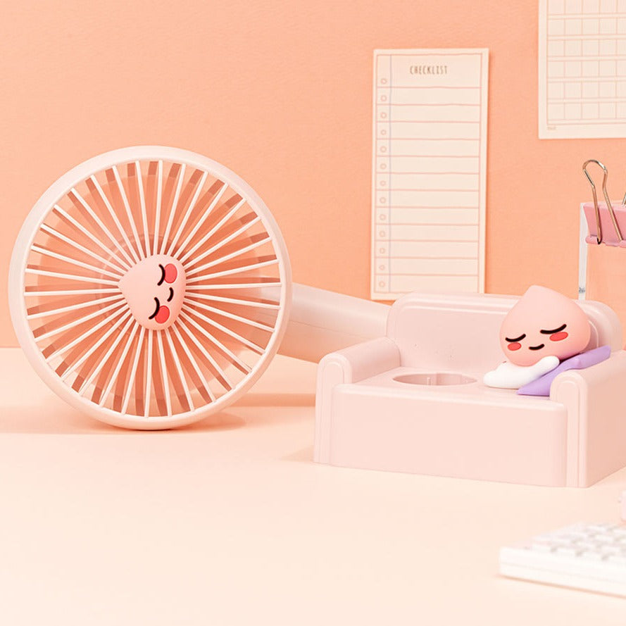 KAKAO FRIENDS Relaxing Handy Fan - Apeach Available on Seoulbazaar, your online store for trendy korean products.