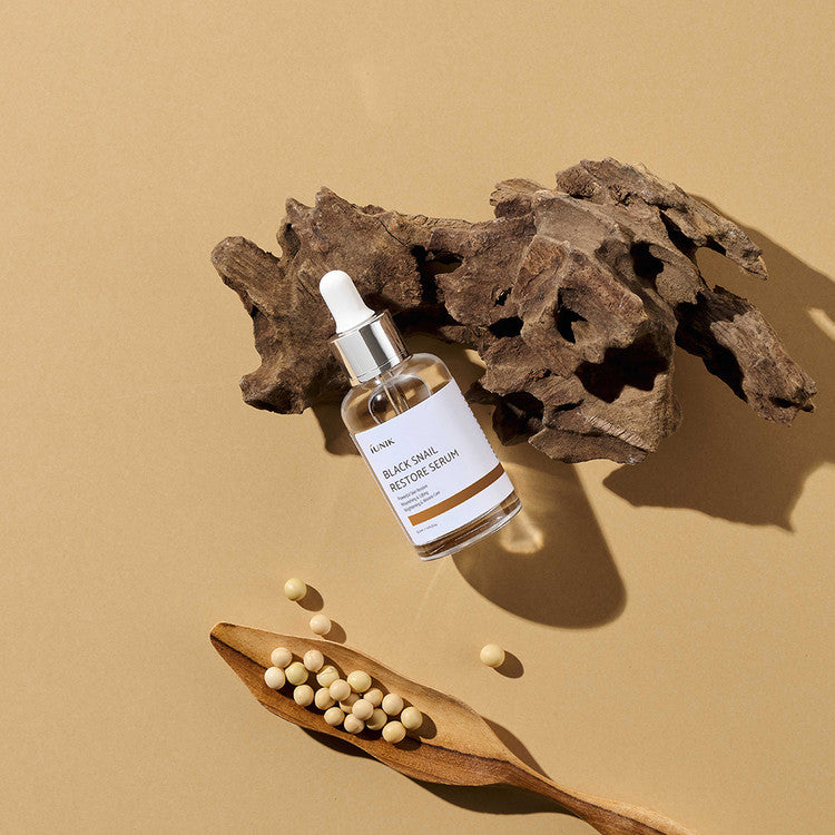 iUNIK Black Snail Restore Serum 50ml disponible sur Ma petite Coree, ton Eshop 100% K-beauty en direct de Seoul