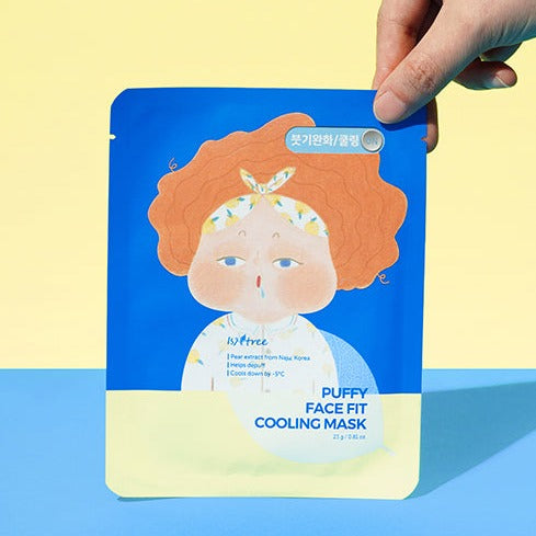 ISNTREE Puffy Face Fit Cooling Mask Available on Seoulbazaar, your online store for trendy korean products.