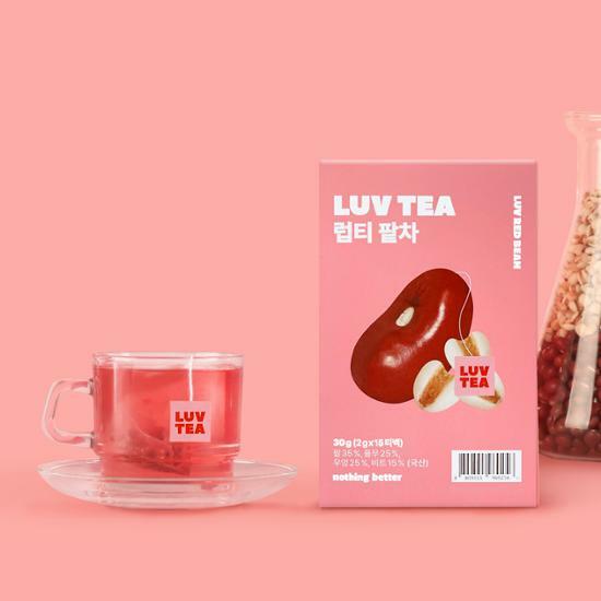 NOTHING BETTER Luv Tea Red Bean (x15) Available on Seoulbazaar, your online store for trendy korean products.