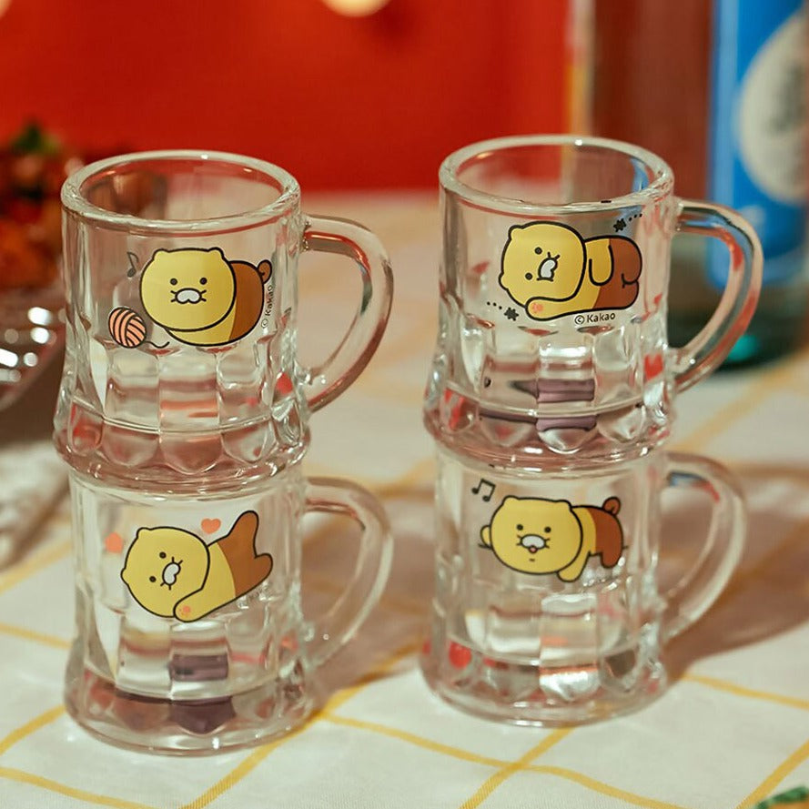 KAKAO FRIENDS Choonsik Mini Soju Cup x4 Available on Seoulbazaar, your online store for trendy korean products.