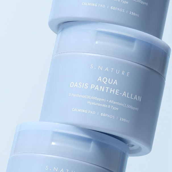 S.NATURE Aqua Oasis Panthe-Allan Calming Pads 60p Available on Seoulbazaar, your online store for trendy korean products.