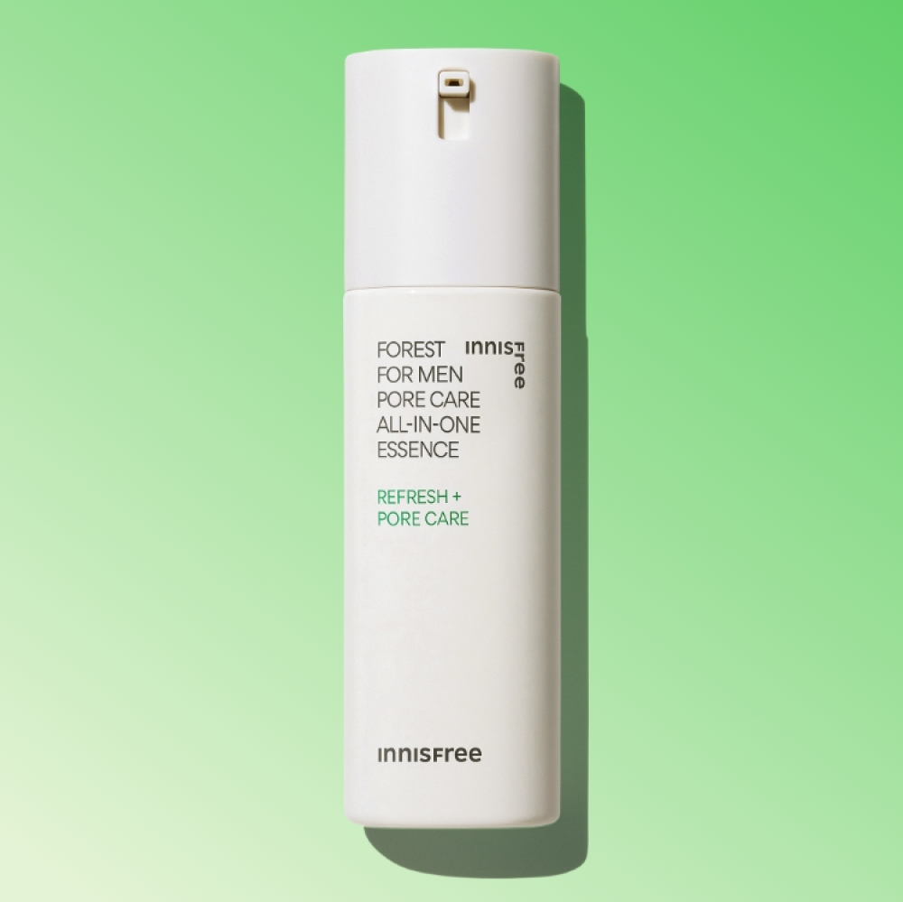 INNISFREE Forest for Men Pore Care ALL IN ONE Essence 100ml Available on Seoulbazaar, your online store for trendy korean products.