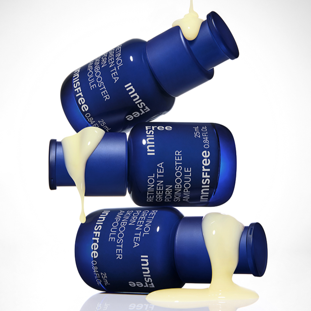 INNISFREE Retinol Green Tea PDRN Skinbooster Ampoul 25ml Available on Seoulbazaar, your online store for trendy korean products.