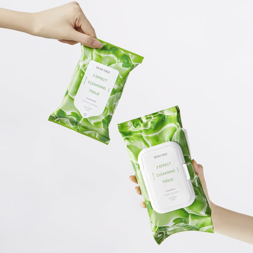 DEWYTREE 3 Effect Cleansing Tissue x20 or x100 Available on Seoulbazaar, your online store for trendy korean products.