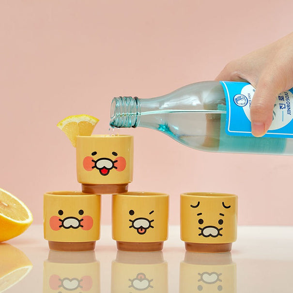 KAKAO FRIENDS Random Choonsik Soju Cup x4 Available on Seoulbazaar, your online store for trendy korean products.