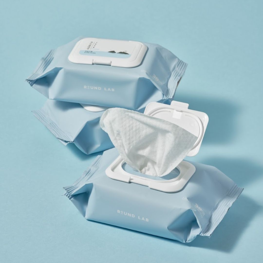 ROUND LAB 1025 Dokdo Cleansing Tissues Available on Seoulbazaar, your online store for trendy korean products.