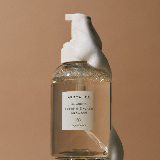 AROMATICA Pure & Soft Balancing Feminine Wash Available on Seoulbazaar, your online store for trendy korean products.