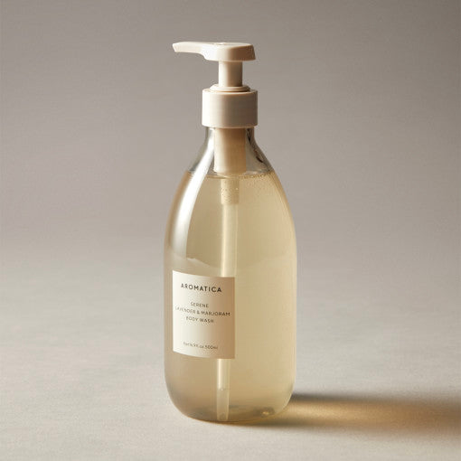 AROMATICA Serene Lavender & Marjoram Body Wash Available on Seoulbazaar, your online store for trendy korean products.