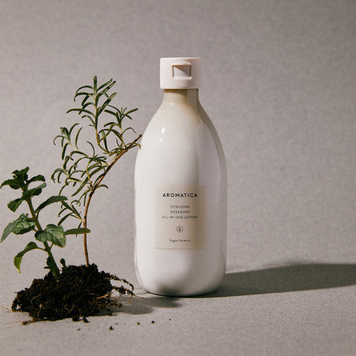 AROMATICA Vitalizing Rosemary All-In-One Lotion 300ml Available on Seoulbazaar, your online store for trendy korean products.