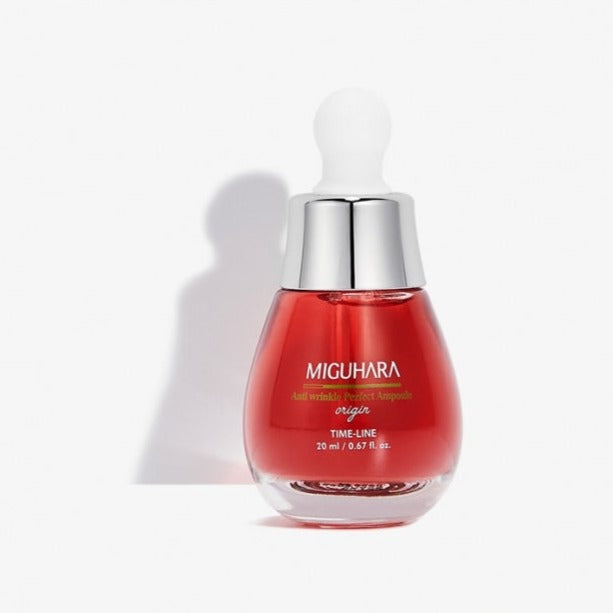 MIGUHARA Anti Wrinkle Perfect Ampoule Origin 20ml Available on Seoulbazaar, your online store for trendy korean products.