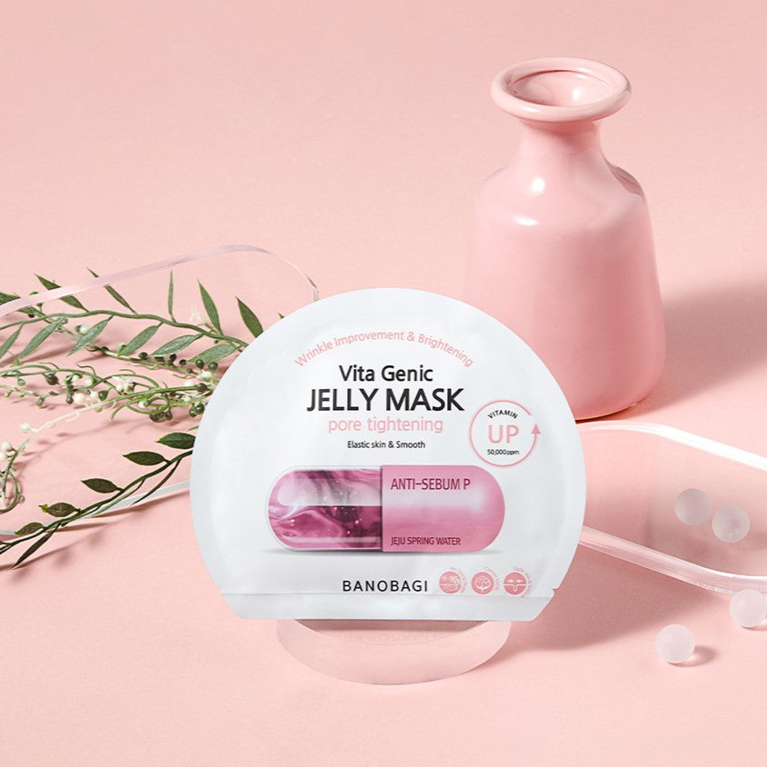 BANOBAGI Vita Genic Jelly Mask #PoreTightening Available on Seoulbazaar, your online store for trendy korean products.