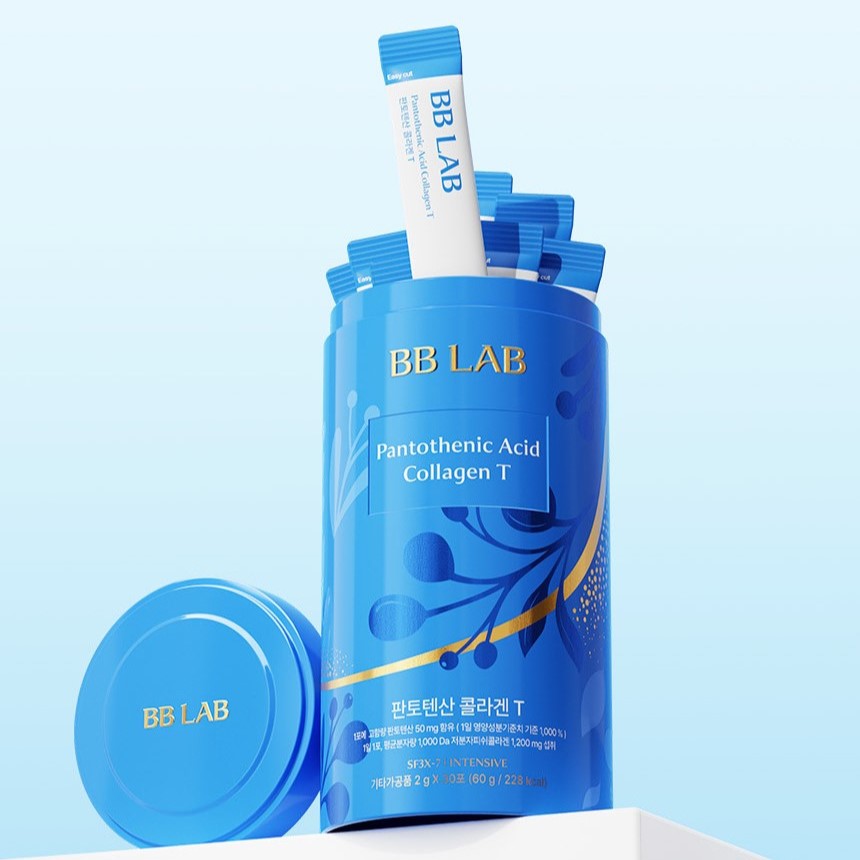 BB LAB Pantothenic Acid Collagen T 30 Sticks 60g Available on Seoulbazaar, your online store for trendy korean products.