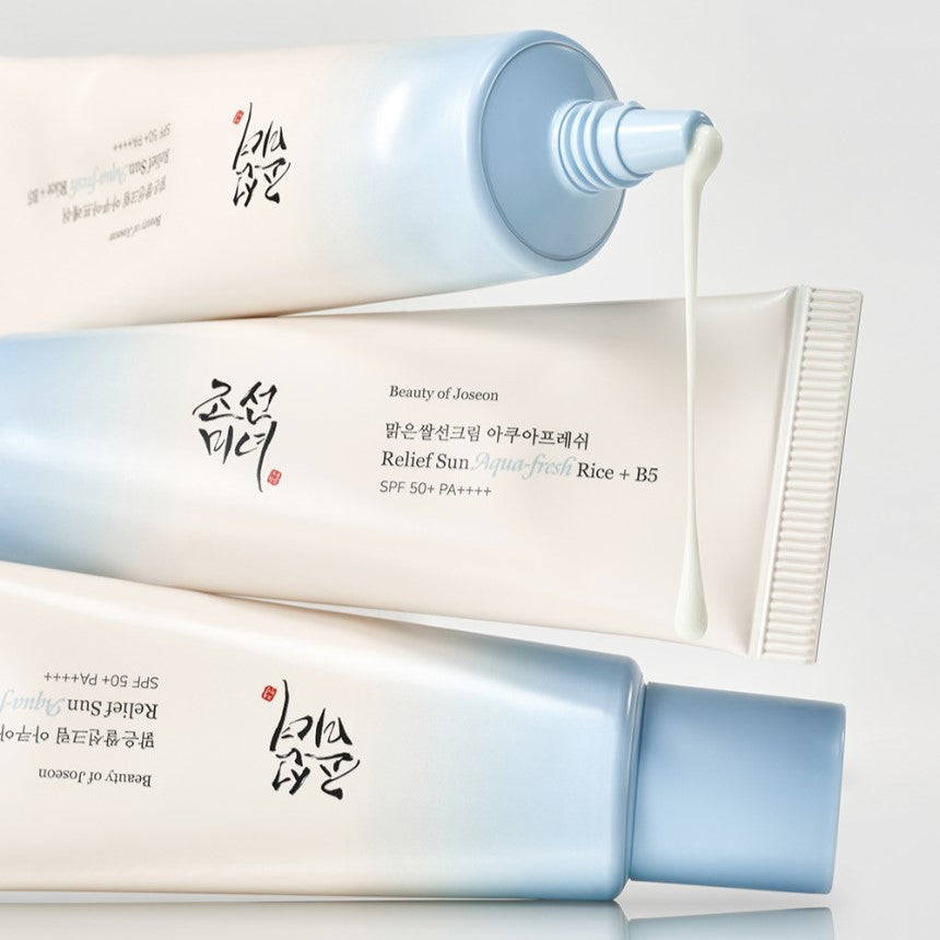 BEAUTY OF JOSEON Relief Sun Aqua Fresh SPF50+ PA++++ 50ml Available on Seoulbazaar, your online store for trendy korean products.