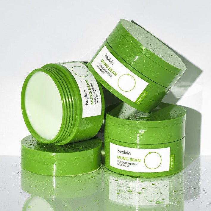BEPLAIN Mung Bean Pore Cleansing Milk Balm 100ml Available on Seoulbazaar, your online store for trendy korean products.