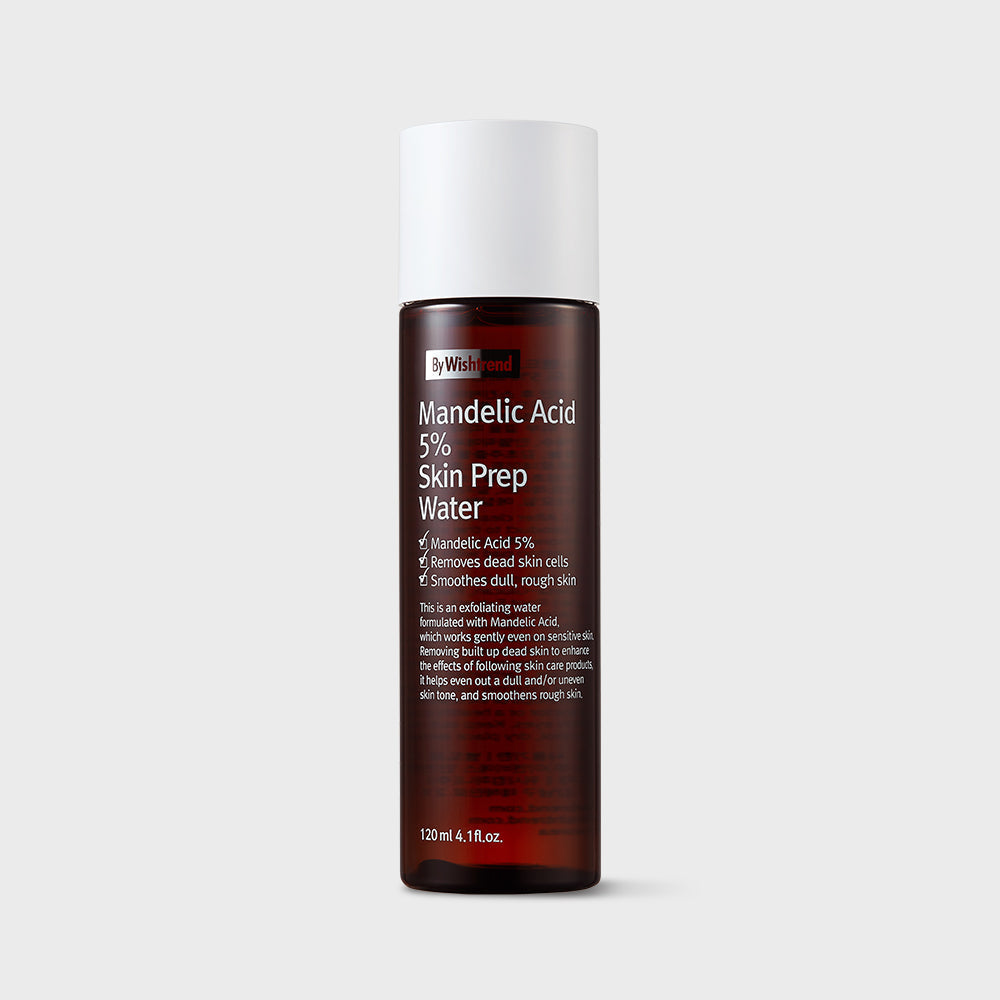 BY WISHTREND Mandelic Acid 5% Skin Prep Water 120ml Available on Seoulbazaar, your online store for trendy korean products.