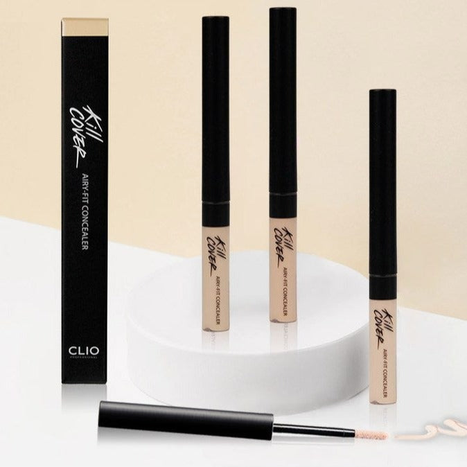 CLIO Kill Cover Airy Fit Concealer Available on Seoulbazaar, your online store for trendy korean products.