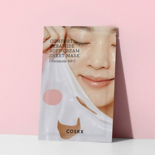 COSRX Balancium Comfort Ceramide Soft Cream Sheet Mask Available on Seoulbazaar, your online store for trendy korean products.