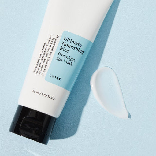 COSRX Ultimate Nourishing Rice Overnight Spa Mask 60ml Available on Seoulbazaar, your online store for trendy korean products.