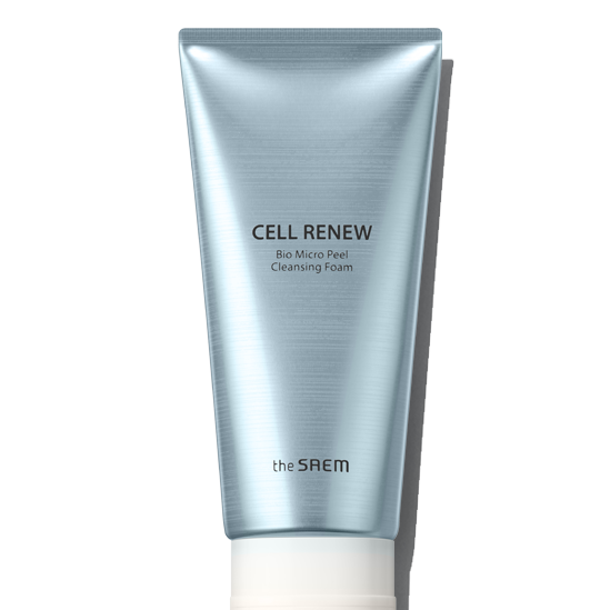THE SAEM Cell Renew Bio Micro Peel Cleansing Foam 170ml Available on Seoulbazaar, your online store for trendy korean products.