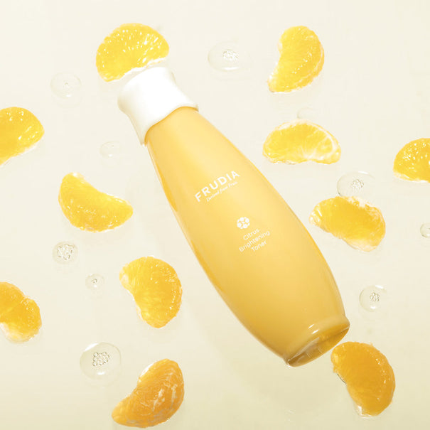 FRUDIA Citrus Brightening Toner 195ml Available on Seoulbazaar, your online store for trendy korean products.