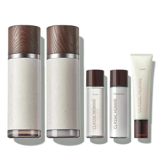 THE SAEM Classic homme Special Set (Toner+Moisturizer+Cream) Available on Seoulbazaar, your online store for trendy korean products.