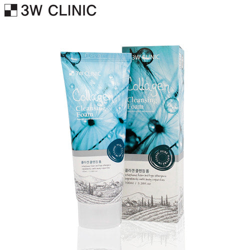 3W CLINIC Cleansing Foam 100ml Available on Seoulbazaar, your online store for trendy korean products.