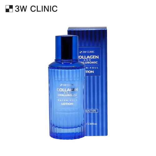 3W CLINIC Collagen And Hyaluronic Water-Full Lotion 100ml Available on Seoulbazaar, your online store for trendy korean products.