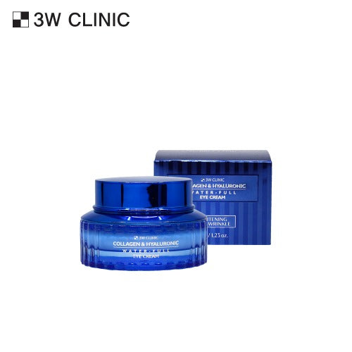 3W CLINIC Collagen And Hyaluronic Water-Full Eye Cream 35g Available on Seoulbazaar, your online store for trendy korean products.