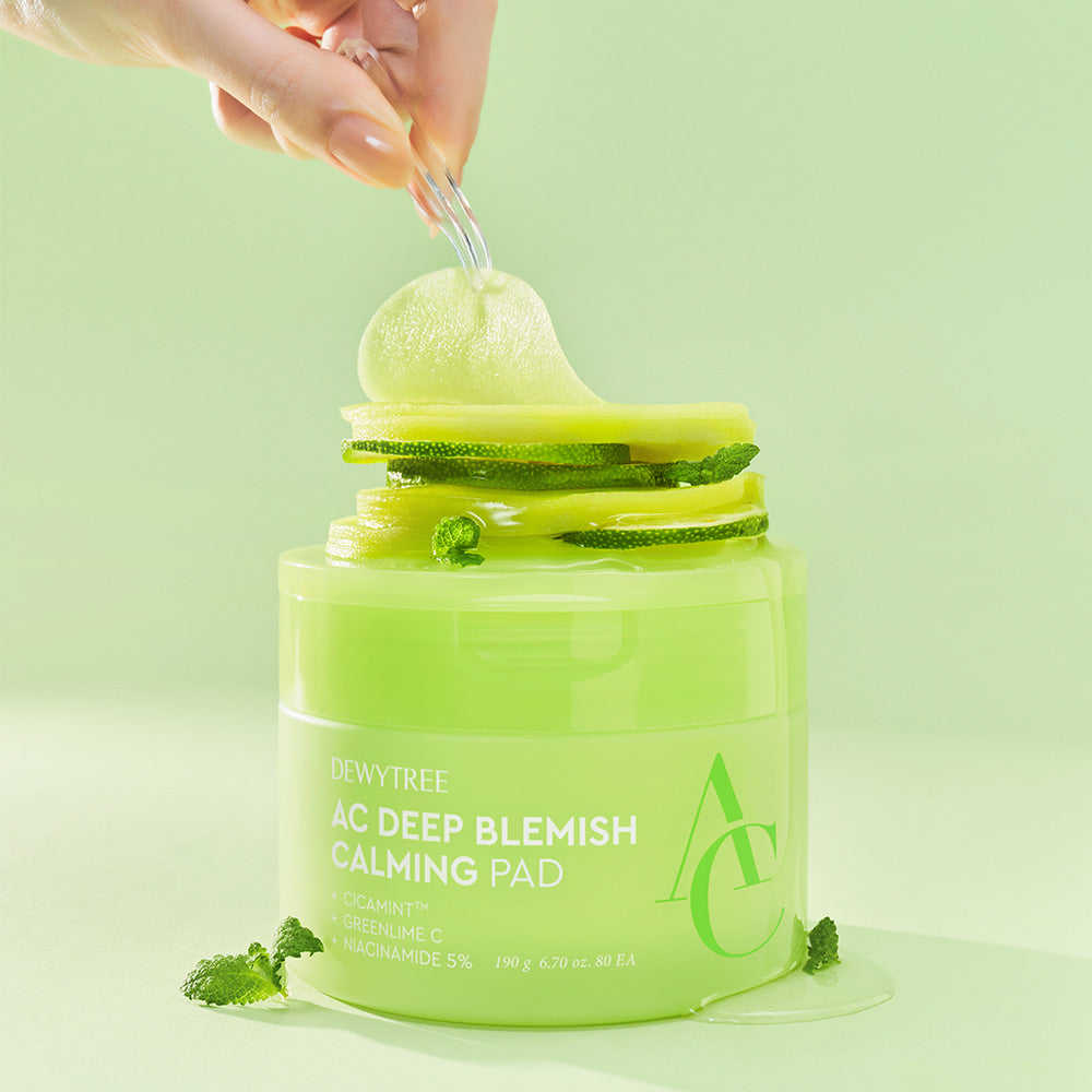 DEWYTREE AC Control EX Deep Trace Soothing Blemish Pads 80 Sheets disponible sur Ma petite Coree, ton Eshop 100% K-beauty en direct de Seoul