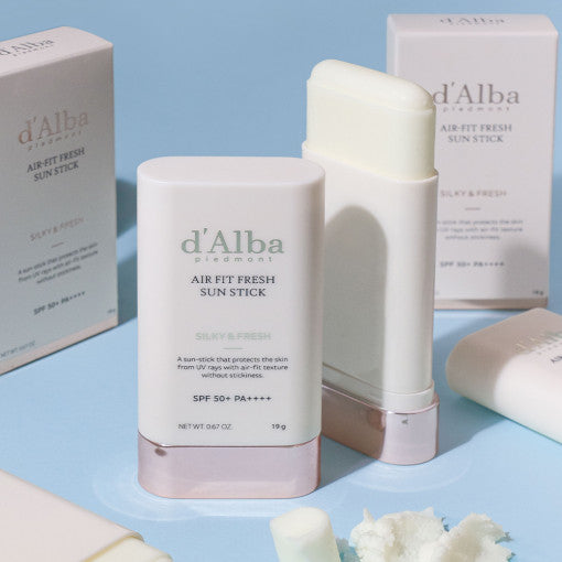 D'ALBA Air Fit Fresh Sun Stick 19g Available on Seoulbazaar, your online store for trendy korean products.