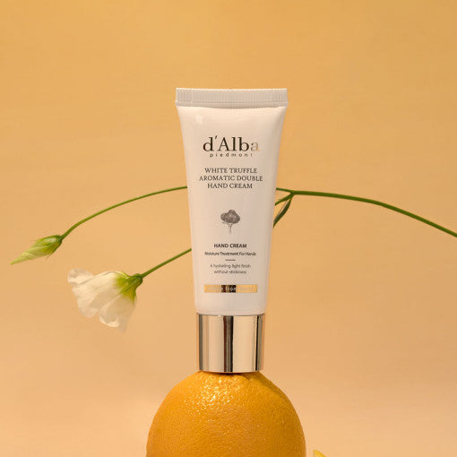 D'ALBA Aromatic Double Hand Cream 50ml Available on Seoulbazaar, your online store for trendy korean products.