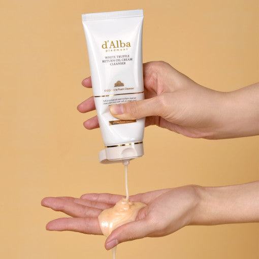 D'ALBA Return Oil Cream Cleanser Tube 100ml Available on Seoulbazaar, your online store for trendy korean products.