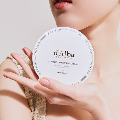 D'ALBA Waterfull Fresh Sun Cushion Available on Seoulbazaar, your online store for trendy korean products.