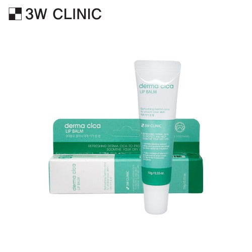 3W CLINIC Derma Cica Lip Balm 10g Available on Seoulbazaar, your online store for trendy korean products.