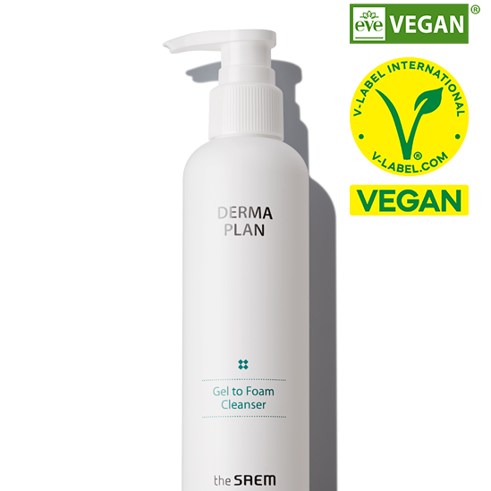 THE SAEM Derma Plan Gel To Foam Cleanser 180ml Available on Seoulbazaar, your online store for trendy korean products.