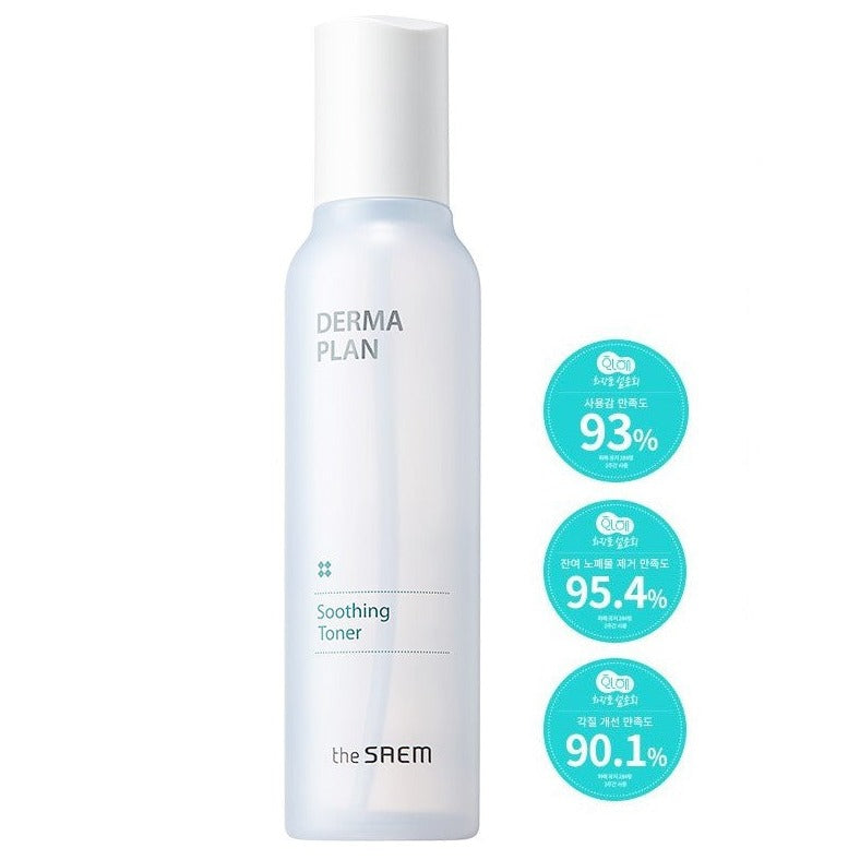 THE SAEM Derma Plan Soothing Toner 155ml Available on Seoulbazaar, your online store for trendy korean products.