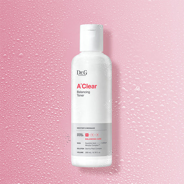 Dr.G A-Clear Balancing Toner 200ml Available on Seoulbazaar, your online store for trendy korean products.