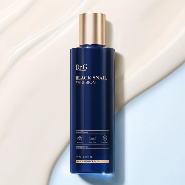 Dr.G Black Snail Emulsion 150ml Available on Seoulbazaar, your online store for trendy korean products.