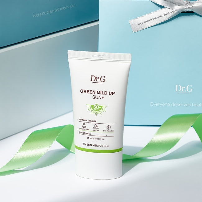 Dr.G Green Mild Up Sun+ SPF50+ PA++++ Available on Seoulbazaar, your online store for trendy korean products.