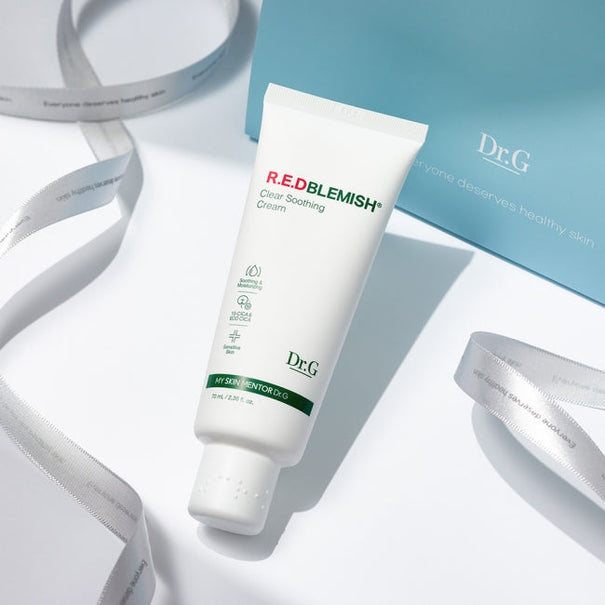 Dr.G Red Blemish Clear Soothing Cream Tube 70ml Available on Seoulbazaar, your online store for trendy korean products.