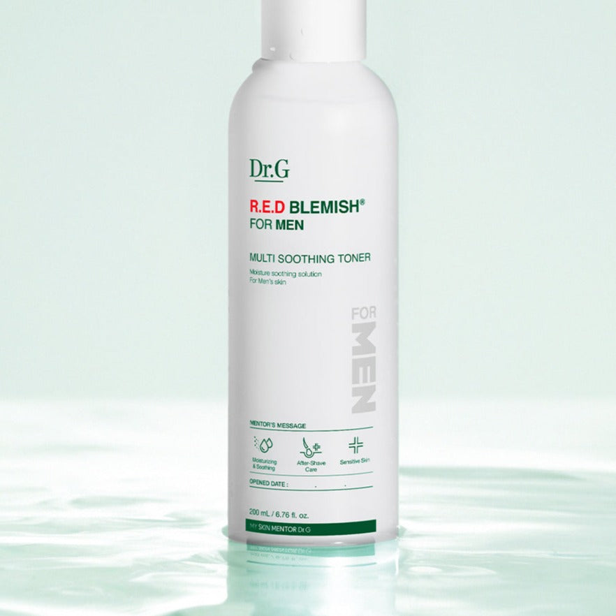 Dr.G Red Blemish For Men Multi Soothing Toner 200ml Available on Seoulbazaar, your online store for trendy korean products.