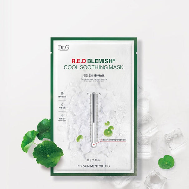 Dr.G Red blemish Cool Soothing Mask Available on Seoulbazaar, your online store for trendy korean products.