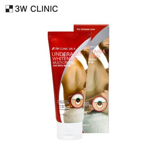3W CLINIC Dr.K Underarm Whitening Multi Cream 100g Available on Seoulbazaar, your online store for trendy korean products.