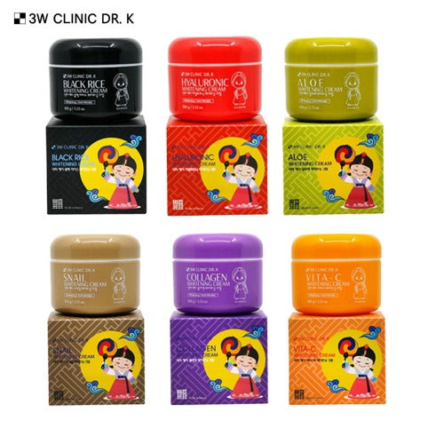 3W CLINIC Dr.K Whitening Cream 100g Available on Seoulbazaar, your online store for trendy korean products.