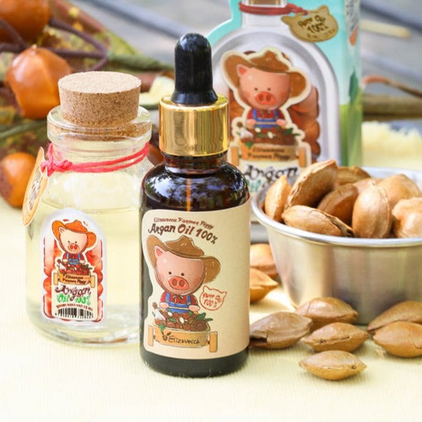 ELIZAVECCA Farmer Piggy Argan Oil 100% 30ml Available on Seoulbazaar, your online store for trendy korean products.